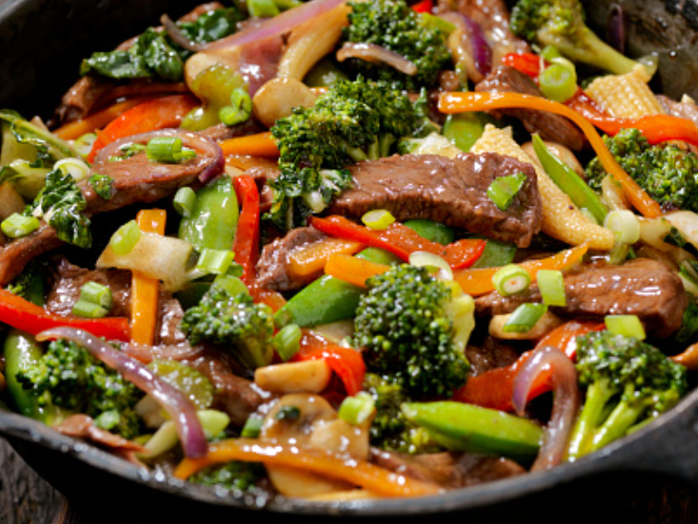 Recipe for Stir Fry with Garlic Scapes