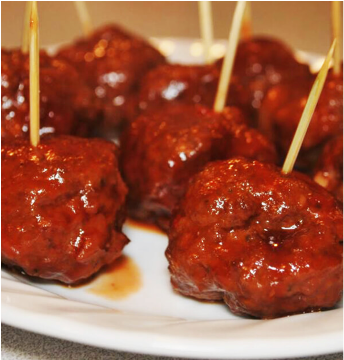 Crock Pot Teriyaki Meatballs