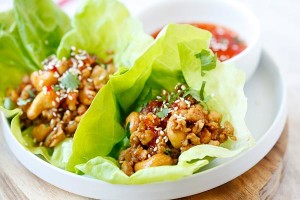 Rotisserie Chicken Lettuce Wraps