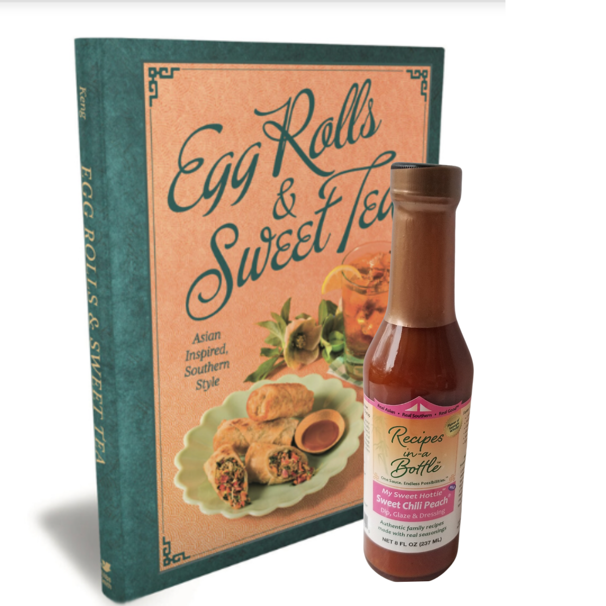 Sweet Heat Valentine Gift: Bestselling Cookbook + (1) Premium Sweet Chili Peach Sauce