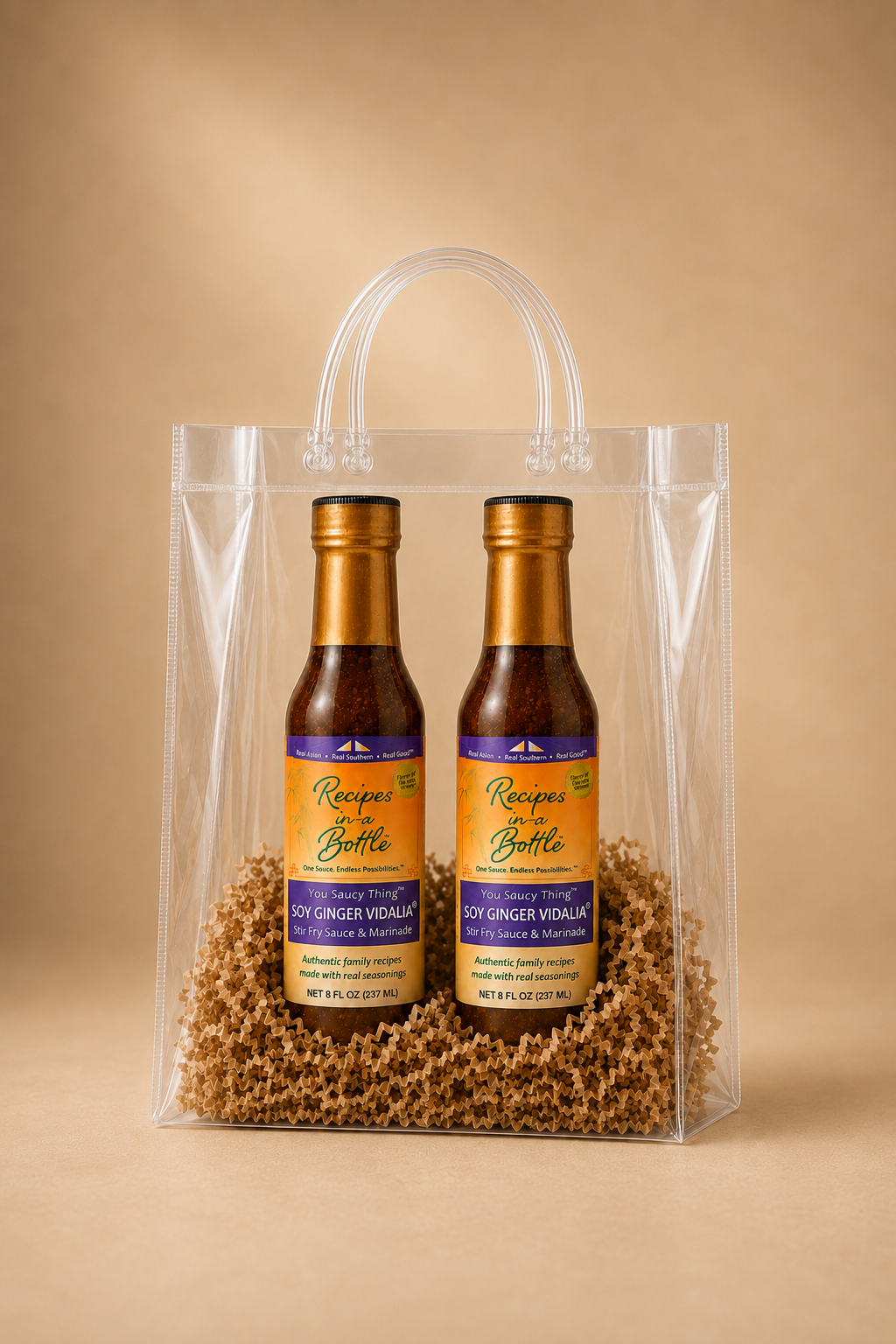 Sauce Maven Gift Set: You Saucy Thing™  Stir Fry Sauce-Marinade (Soy Ginger Vidalia Onion) | Set of (2) 8 oz bottles